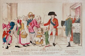 Regalos patrióticos de Año Nuevo ofrecidos al Rey en 1790 de French School