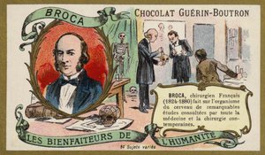 Paul Broca, médico, anatomista y antropólogo francés de French School