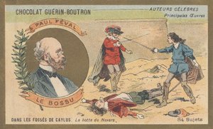 Paul Féval (1816-1887), novelista francés, autor de "El jorobado o El pequeño parisino" (1857) de French School