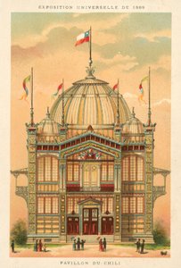 Pabellón de Chile, Exposición Universal 1889, París de French School