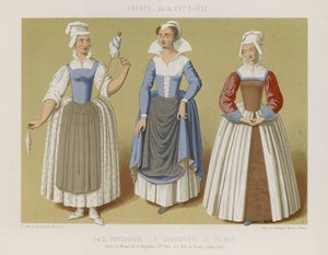 Campesino y las doncellas de Saumur