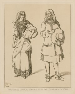 Campesinos en las cercanías de París, 1676