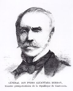 Pedro Alcantara Herran (grabado) de French School