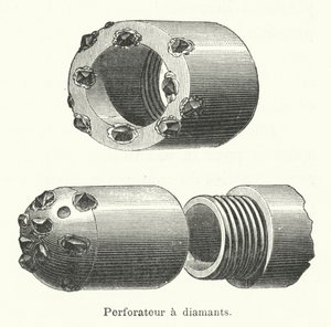 Perforador de diamantes de French School