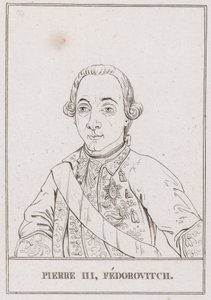 Pedro III, Zar de Rusia (grabado)