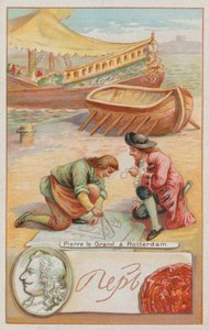 Pedro el Grande en Róterdam de French School