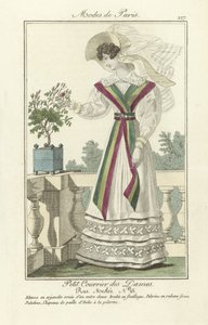 Petit Courrier des Dames, Rue Meslee No. 25, de Modes de Paris, pub. 1824