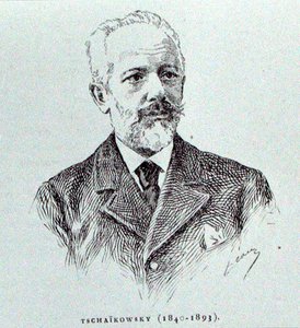 Petr Ilitch Tchaikovski, ilustración de 