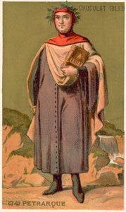 Petrarca, erudito y poeta del Renacimiento italiano de French School