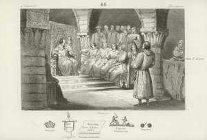 Felipe V de Francia y los Estados Generales rechazan la reclamación al trono de Juana II de Navarra, c1317
