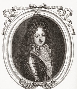 Felipe de Orleans, Duque de Orleans y Duque de Chartres, 1674-1723. Miembro de la familia real francesa y Regente del Reino. De 