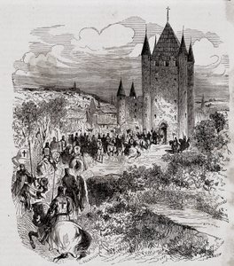 Felipe el Hermoso, no creyéndose seguro, vino a buscar refugio en la Torre del Templo - en “Paris through the centuries” de H. Gourdon de Kenouillac, ed. F. Roy, tax. Chanaine & fils, Volumen I