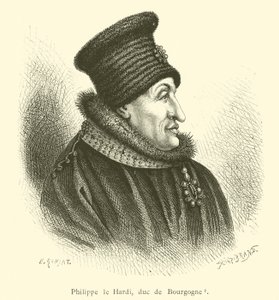 Felipe el Atrevido, duque de Borgoña (grabado) de French School
