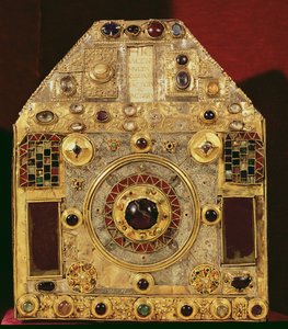 Filacteria o relicario pentagonal, siglo X-XI