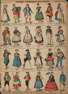 Trajes pintorescos de Francia de French School