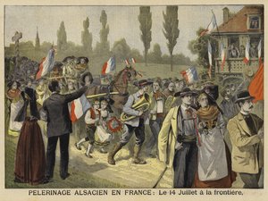 Peregrinación de alsacianos a Francia, 14 de julio de 1897