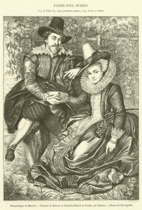 Pinacoteca de Múnich, Retrato de Rubens y de Isabelle Brandt su esposa