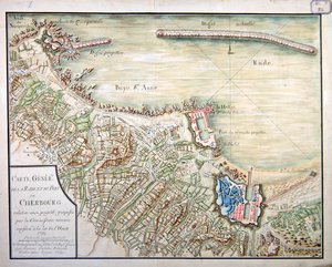 Plan para el desarrollo del puerto y el puerto de Cherburgo de French School