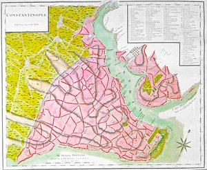 Plano de Constantinopla de French School