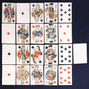 Cartas de juego de French School