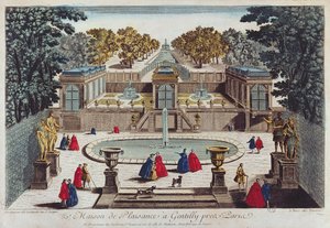 Jardín de placer en Gentilly cerca de París de French School