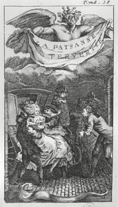 Poema a la música de Jean Antoine de Baif (1532-89) (grabado) de French School