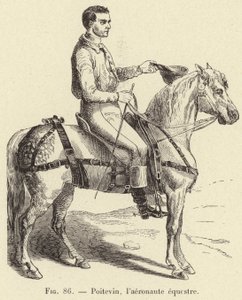 Poitevin, el aeronauta ecuestre