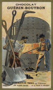 Atizador y pala de carbón de French School