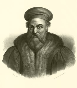Polidoro da Caravaggio, retrato de French School