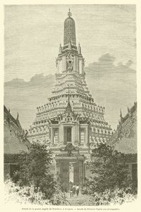 Portal de la gran pagoda de Wat-Chan, en Bangkok de French School