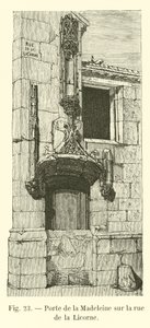 Puerta de la Madeleine en la calle de la Licorne