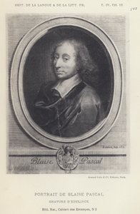 Retrato de Blaise Pascal (litografía)