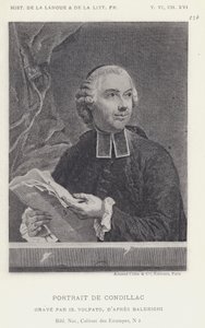 Retrato de Condillac de French School