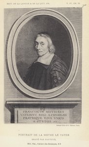 Retrato de La Mothe Le Vayer de French School