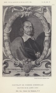 Retrato de Pierre Corneille de French School
