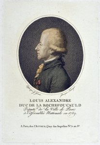 Retrato de Luis Alejandro de la Rochefoucauld, Duque de Enville (D