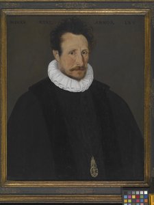 Retrato de un noble (óleo sobre madera)