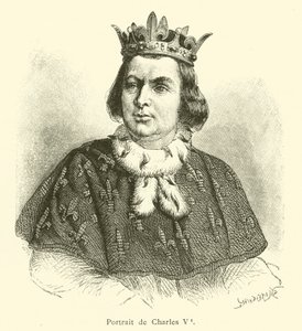 Retrato de Carlos V (grabado) de French School