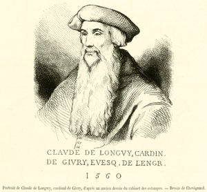 Retrato de Claude de Longwy, cardenal de Givry de French School
