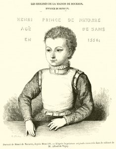 Retrato de Enrique de Navarra, luego Enrique IV de French School