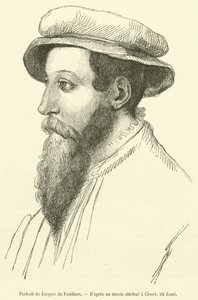 Retrato de Jacques du Fouilloux (grabado) de French School