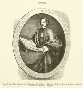 Retrato de Jean-Philippe Baratier de French School