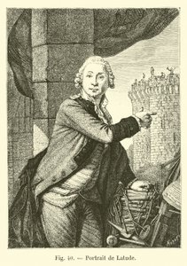 Retrato de Latude de French School