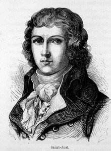 Retrato de Saint Just (Saint-Just) de French School
