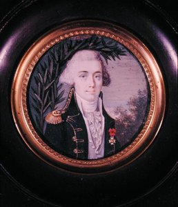 Retrato en miniatura de Jean-Baptiste d