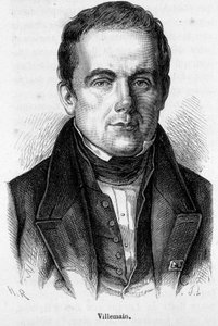 Retrato de Abel Francois Villemain, profesor y político francés (1790 - 1867)