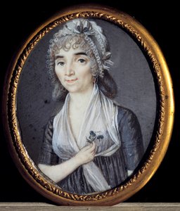 Retrato de Albertine Marat, hermana de Jean-Paul Marat (1743-1793)