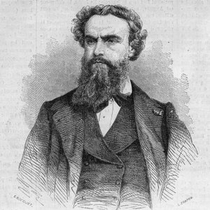 Retrato de Alexandre Cabanel (1823-1899), pintor francés. Grabado en "Le Monde Illustré" n°338 del 3 de octubre