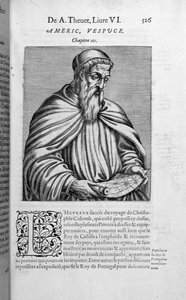 Retrato de Américo Vespucio (1454-1512) de French School