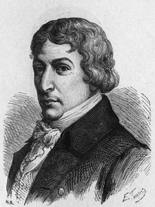 Retrato de Ami (Aimé) Argand (1755-1803), físico suizo - en 